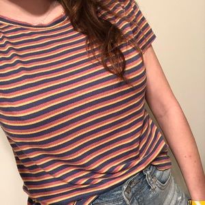 Striped baby tee